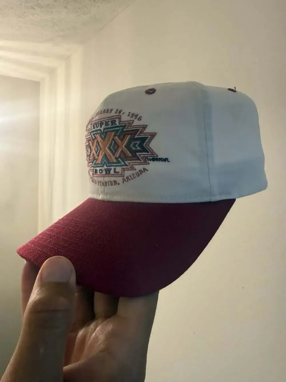 Vintage 1996 NFL Super Bowl XXX Sun Devil Stadium Snapback Hat